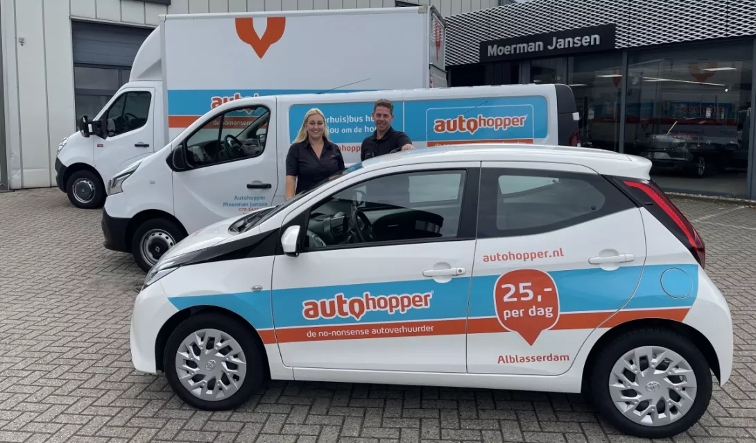 Autohopper in Alblasserdam