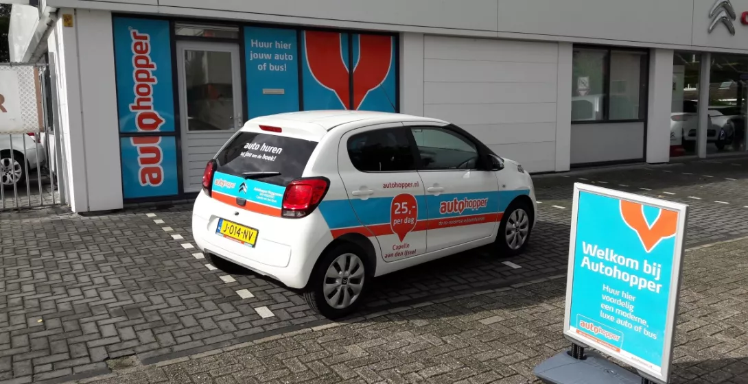 Autohopper in Capelle aan den IJssel