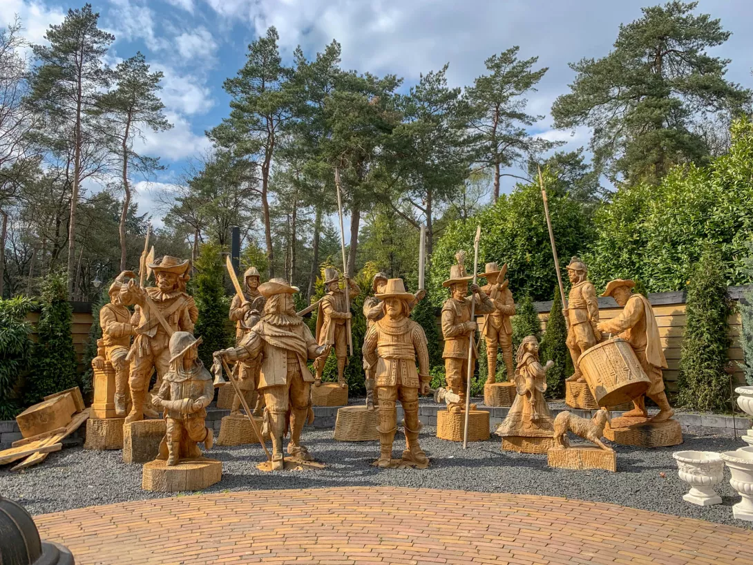 De beeldentuin in Garderen