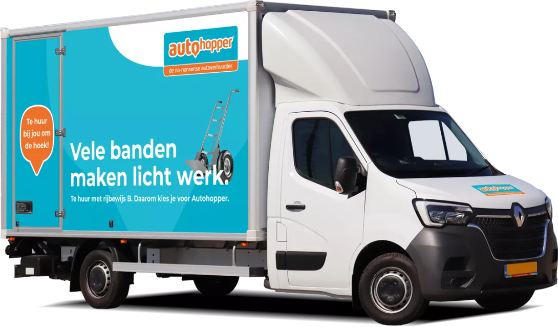 Bakwagen met 20 kubieke meter laadruimte