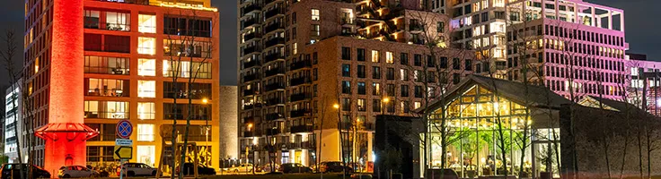 naar strijp s in een huurauto