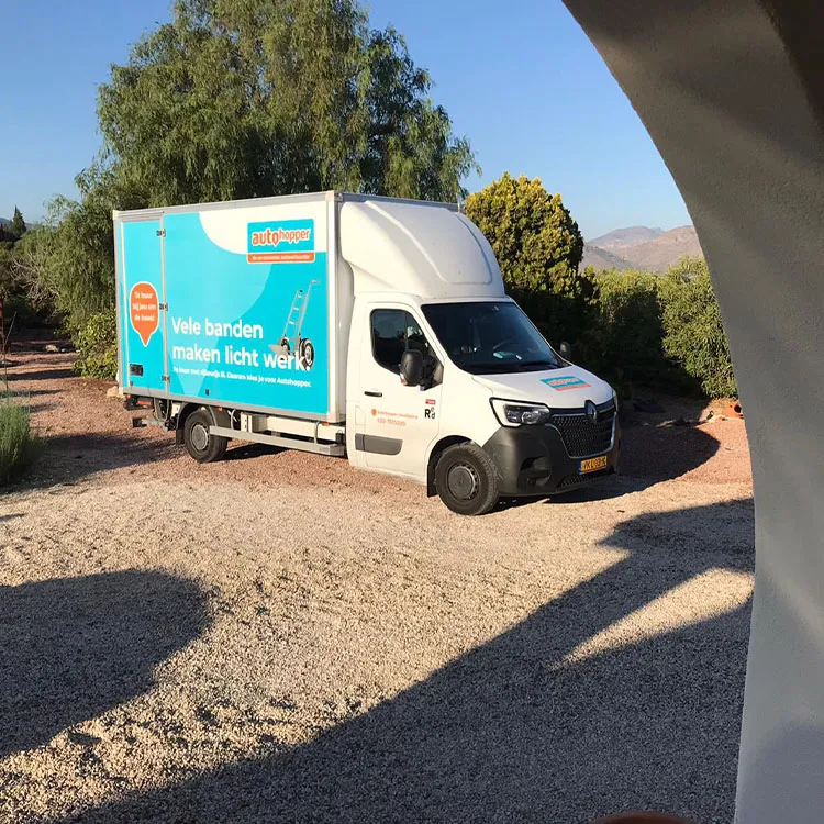 bakwagen verhuizen naar spanje