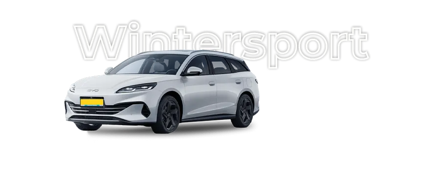 Wintersport actie autohopper